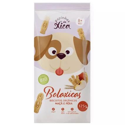 Papinhas Da Xica Bolaxicas Biscoitos Orgânicos De Maçâ E Pera 125g