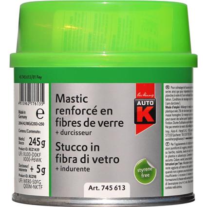 Massa de fibra de vidro auto-k 250 g