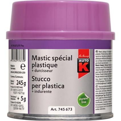 Massa de plástico auto-k 250 g