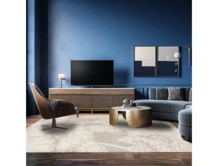 Tapete de Sala FLORAL OYSTER Crude 170x240