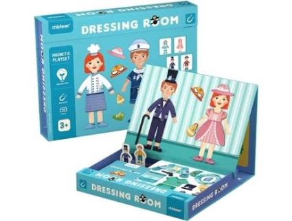 Dressing Room Magnetic Playset MIDEER (Idade minima recomendada: 3 anos)