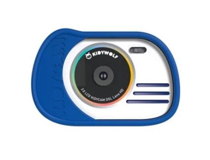 Kidycam Blue Waterproof Camera KIDYWOLF (Idade minima recomendada: 3 anos)