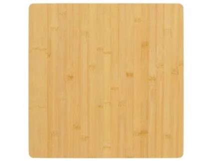 Tampo de Mesa 60X60X4 Cm Bambu VIDAXL