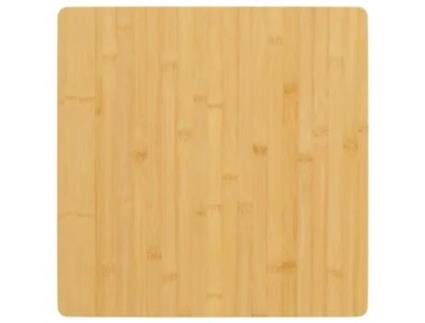 Tampo de Mesa 40X40X2,5 Cm Bambu VIDAXL