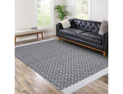 Tapete tipo kilim RECYKILIMA Branco 160x230