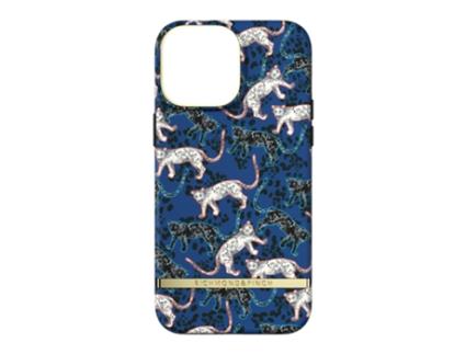 Capa para Iphone Leopardo Azul  13 Pro Max