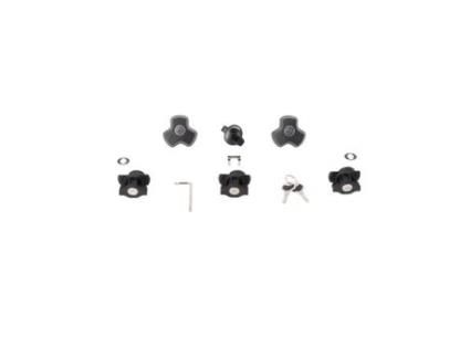 Kit de Fechadura Rígida para Mala de Moto com 3 Fechaduras 1 Kit de Fechadura 2 Dispositivos Antirroubo SW-MOTECH Trax