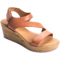 Sandálias 69818  Castanho Disponível em tamanho para senhora. 36,37,39.Mulher > Calçasdos > Sandálias e rasteirinhas