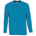 T-shirt mangas compridas MONARCH COLORS MEN  Azul Disponível em tamanho para homem. EU XXL,EU S,EU M,EU L,EU XL,EU 3XL,EU 4XL,EU 5XL.Homem > Roupas > T-shirt mangas compridas