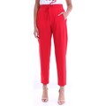 Calças finas / Sarouels CV07VSKTZ00STD  Vermelho Disponível em tamanho para senhora. IT 40,IT 46.Mulher > Roupas > Calças