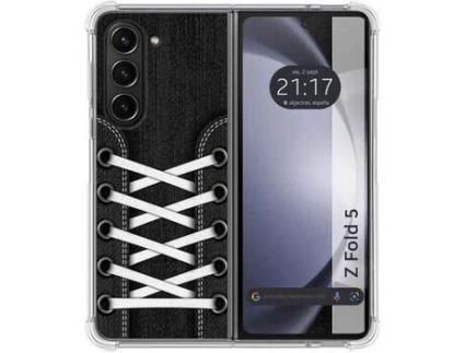 Capa para Samsung Galaxy Z Fold 5 5G TUMUNDOSMARTPHONE de Silicone com Desenho - Multicor