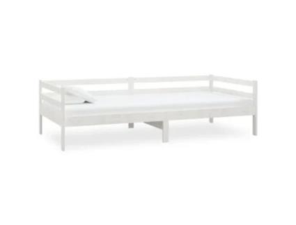 Sofá Cama VIDAXL Madeira de Pinho Maciça Branco (90x200 cm)