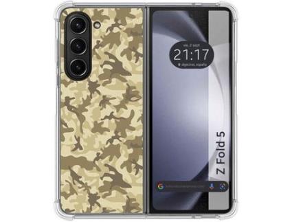 Capa para Samsung Galaxy Z Fold 5 5G TUMUNDOSMARTPHONE de Silicone com Desenho - Multicor