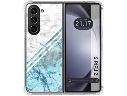 Capa para Samsung Galaxy Z Fold 5 5G TUMUNDOSMARTPHONE de Silicone com Desenho - Multicor