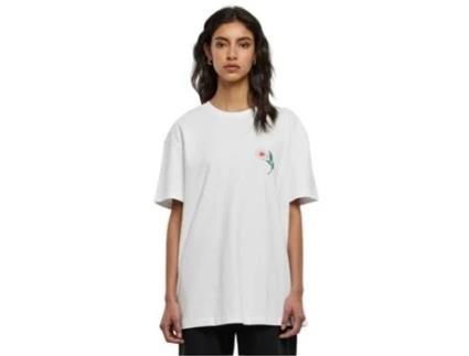 T-Shirt de Mulher DAYS BEYOND Oversized Boyfriend Choose Branco (M)