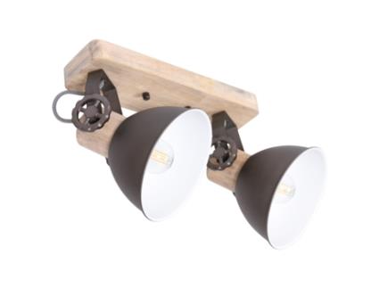 Candeeiro MEXLITE Gearwood 7969A (Castanho)