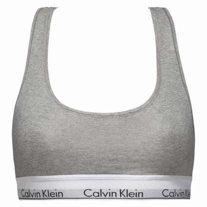 Soutiãs sem arco MODERN COTTON UNLINED BRALETTE  Cinza Disponível em tamanho para senhora. S,M,L,XS,IT S,IT M,IT L.Mulher > Roupa interior >Soutiãs sem arco