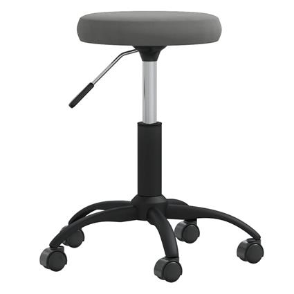 vidaXL Banco de massagens veludo cinzento-escuro