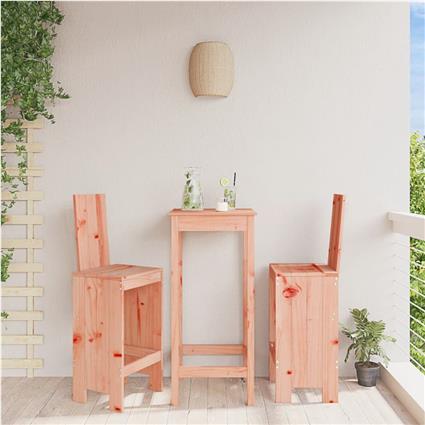 vidaXL Cadeiras de bar 2 pcs 40x42x120 cm madeira de douglas maciça