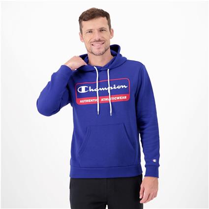 Champion Box Logo - Azul - Sweatshirt Homem tamanho L