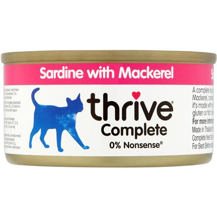 Thrive Complete 6 x 75 g - Sardinhas e cavala
