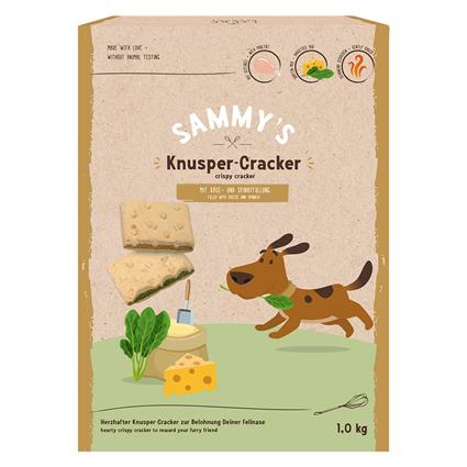 Sammy's Crispy Crackers snacks para cães - 1 kg