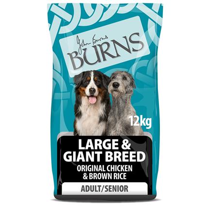 Burns Large and Giant Breed Original frango e arroz integral - 12 kg