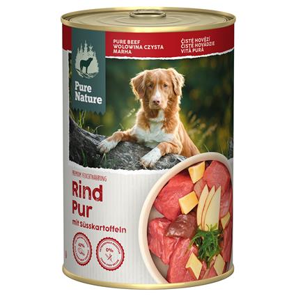 Pure Nature Adult 6 x 400 g comida húmida para cães - Vaca pura