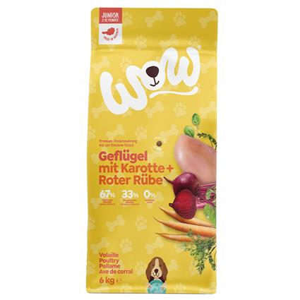 WOW Junior com aves ração para cães - 6 kg