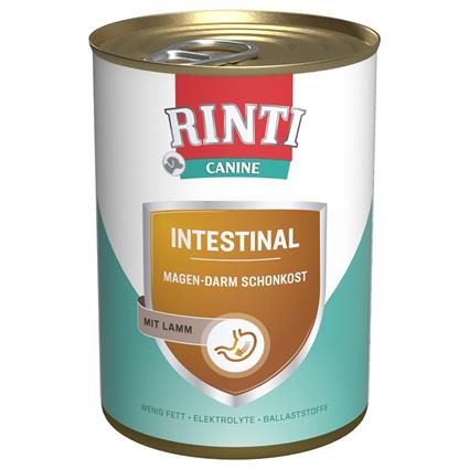 Rinti Canine Intestinal com cordeiro comida húmida para cães 400 g - Pack económico: 24 x 400 g