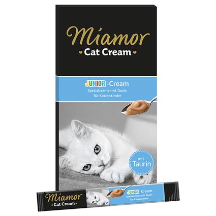 Miamor Cat Cream Junior pasta para gatos - Pack económico: 66 x 15 g