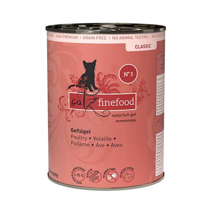 catz finefood Latas Pack Económico: 24 x 400 g - Aves