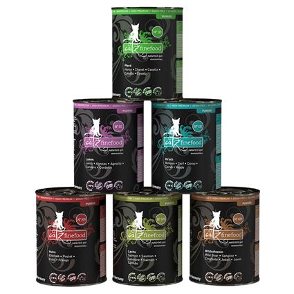 catz finefood Purrrr latas 6 x 400 g/375 g - Pack II (6 variedades - 6 x 400/375 g)