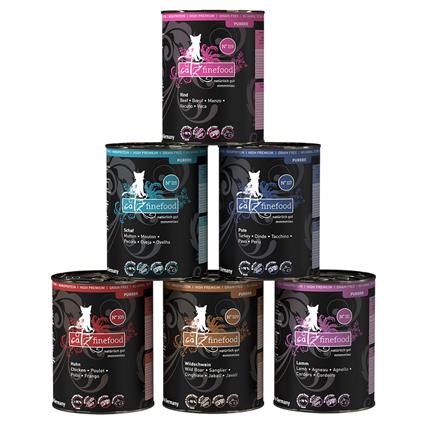 catz finefood Purrrr latas 6 x 400 g/375 g - Pack I (6 variedades)