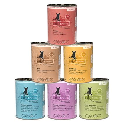 catz finefood latas 12 x 400 g - Pack económico - Pack de experimentação I: 6 variedades