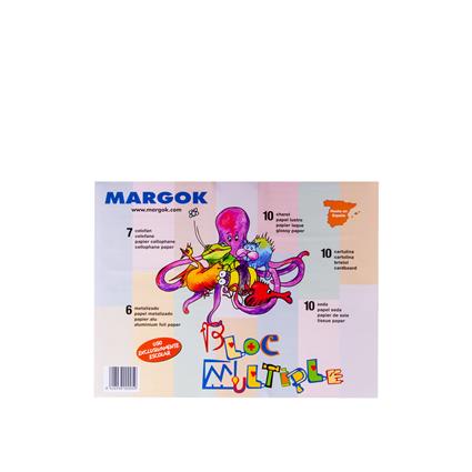 Bloco Manualidades 43 Folhas Cores Sortidas 34X32cm