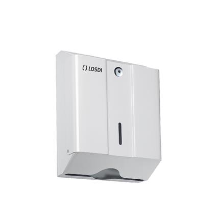 Porta Toalhitas Metal Oceano Branco 26.5X12X33cm