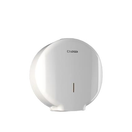 Dispensador Papel Higiénico Abs Jumbo Branco 31.3X13.5cm