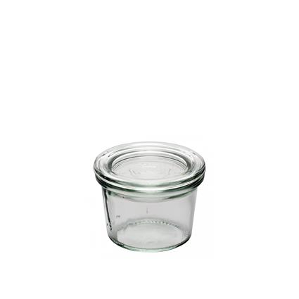 Frasco Vidro Weck com Tampa 80ml 6X5.5cm Pack 12