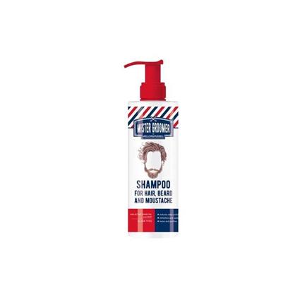 Champô para a cabeça, barba e bigode 200 ml