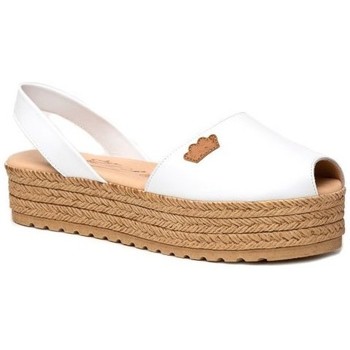 Sandálias Menorquina piel mujer  Branco Disponível em tamanho para senhora. 36,37,38,39,40,41,35.Mulher > Calçasdos > Sandálias e rasteirinhas