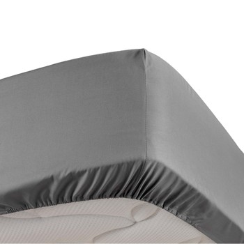 Lençol debaixo PERCALINE  Cinza Disponível em tamanho para senhora. 180x200 cm.Casa >Lençol debaixo