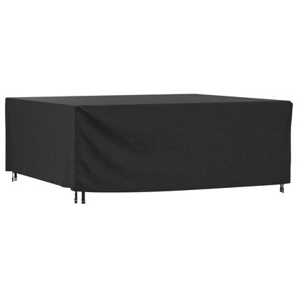 vidaXL Capa p/ mobiliário jardim 250x210x90 cm impermeável 420D preto