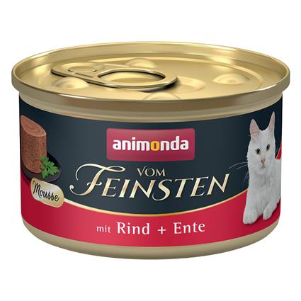 Animonda Vom Feinsten Adult 24 x 85 g - Pack económico - Vaca e pato