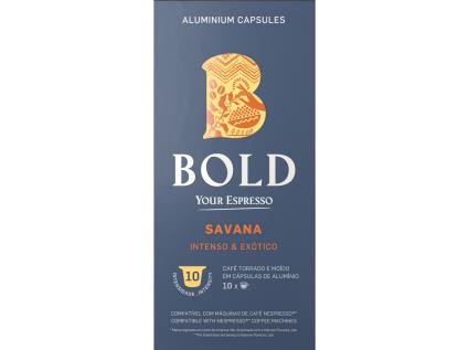 Cápsulas Café Bold Aluminio Nsp Savana 10 Un