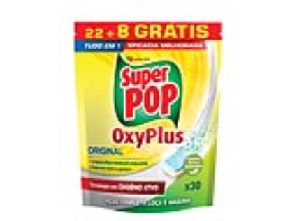 Detergente Loiça Máquina Super Pop Oxyplus 22+8gratis