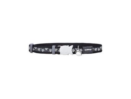 Coleira para Gato Red Dingo Diamond 20-32 cm Preto