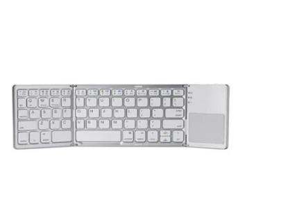 Teclado Dobrável CROSSMANXI-STORE Sem Fio Bluetooth Branco (Inglês)