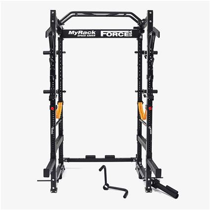 Force USA Power Rack Spacesaver - Preto - Máquina Multiestação tamanho UNICA
