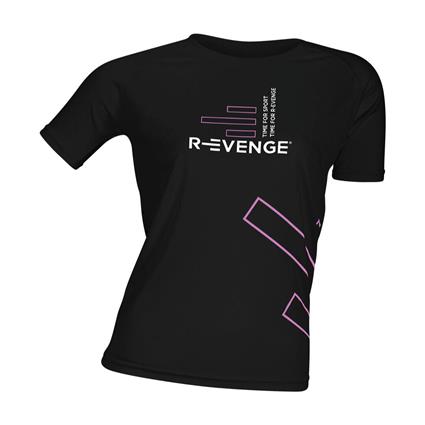 T-shirt de mangas curtas mulher Fitness Running Cardio preto